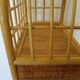 Vintage Library - 2 drawers - Woven rattan cupboard - 1980s - natural