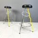 Pair of Duplex stools by Javier Mariscal for BD 1980's Memphis