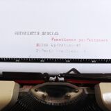 Olympiette special cream typewriter