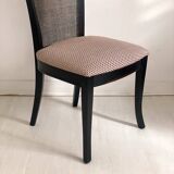 Chaise bois et cannage