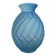 Art Deco vase in frosted blue glass