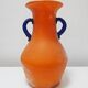 Scavo Glass Vase from Murano by Carlo Moretti, 1970s