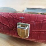 Cote d'Or crocodile skin effect metal advertising box