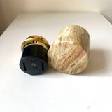Vintage sarome  japan table lighter in  marble