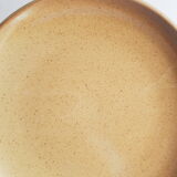 Set of 6 flat plates in Brenne stoneware from France vintage