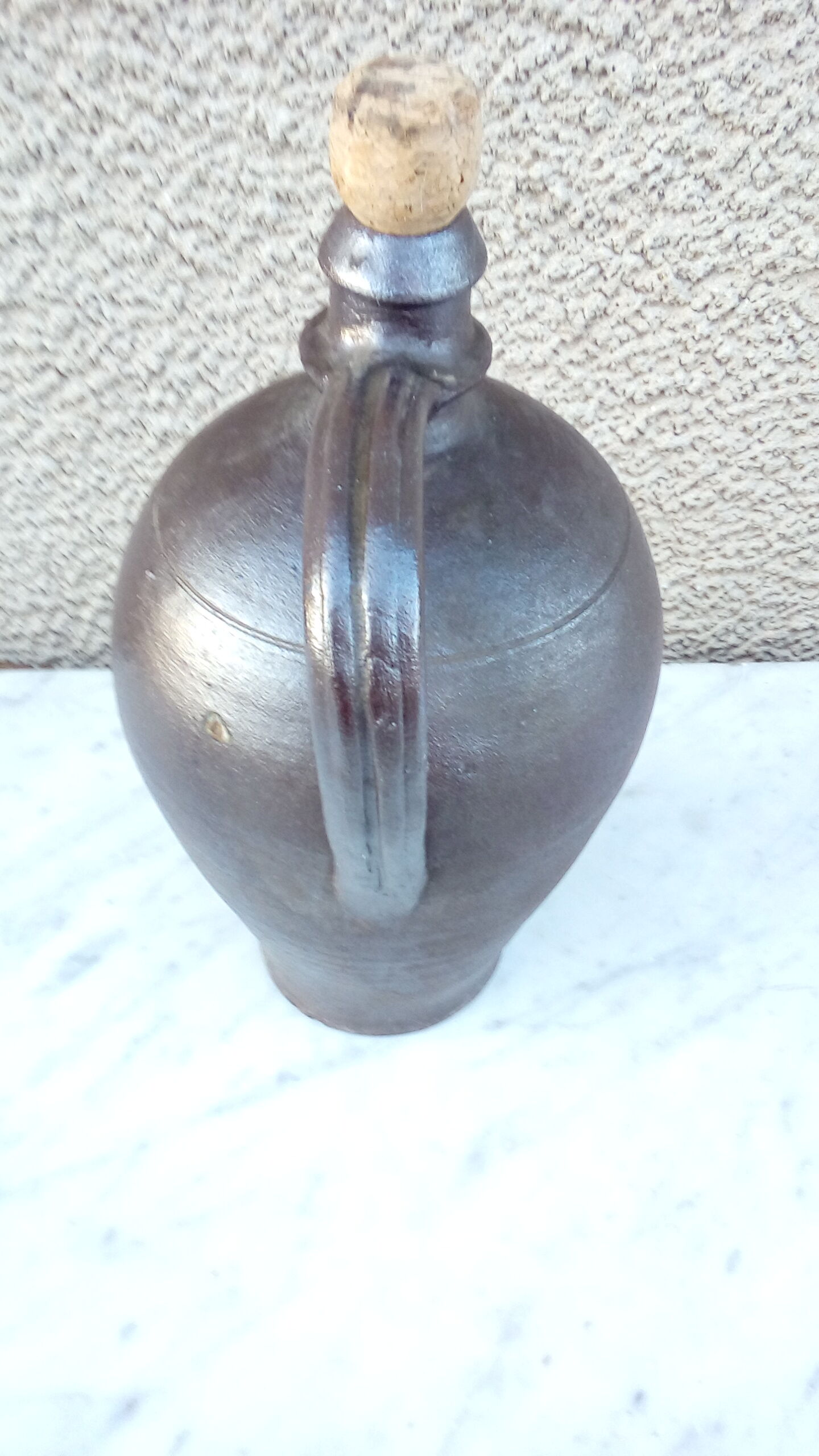 Antique stoneware bottle