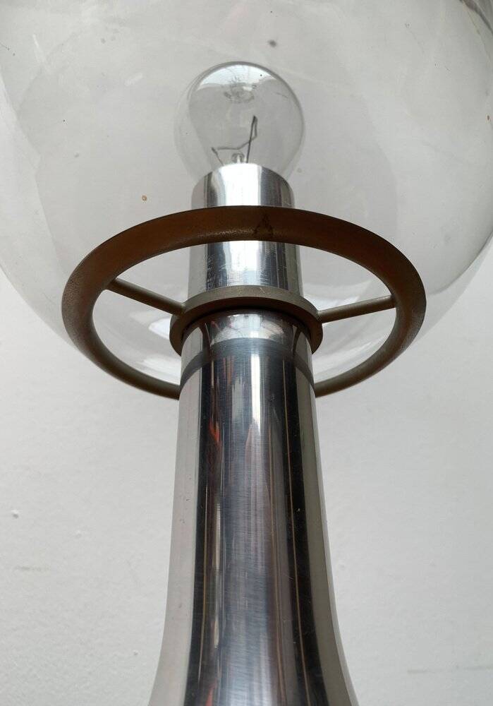 Vintage 1970s space globe table lamp