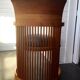 Pair of chairs 606 Barrel of Frank Lloyd Wright, edited by Cassina