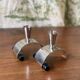 Pair of Brutalist Design Candlesticks – 1950s