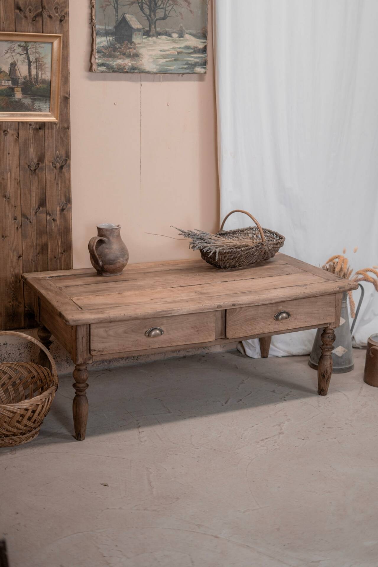 Rustic coffee table