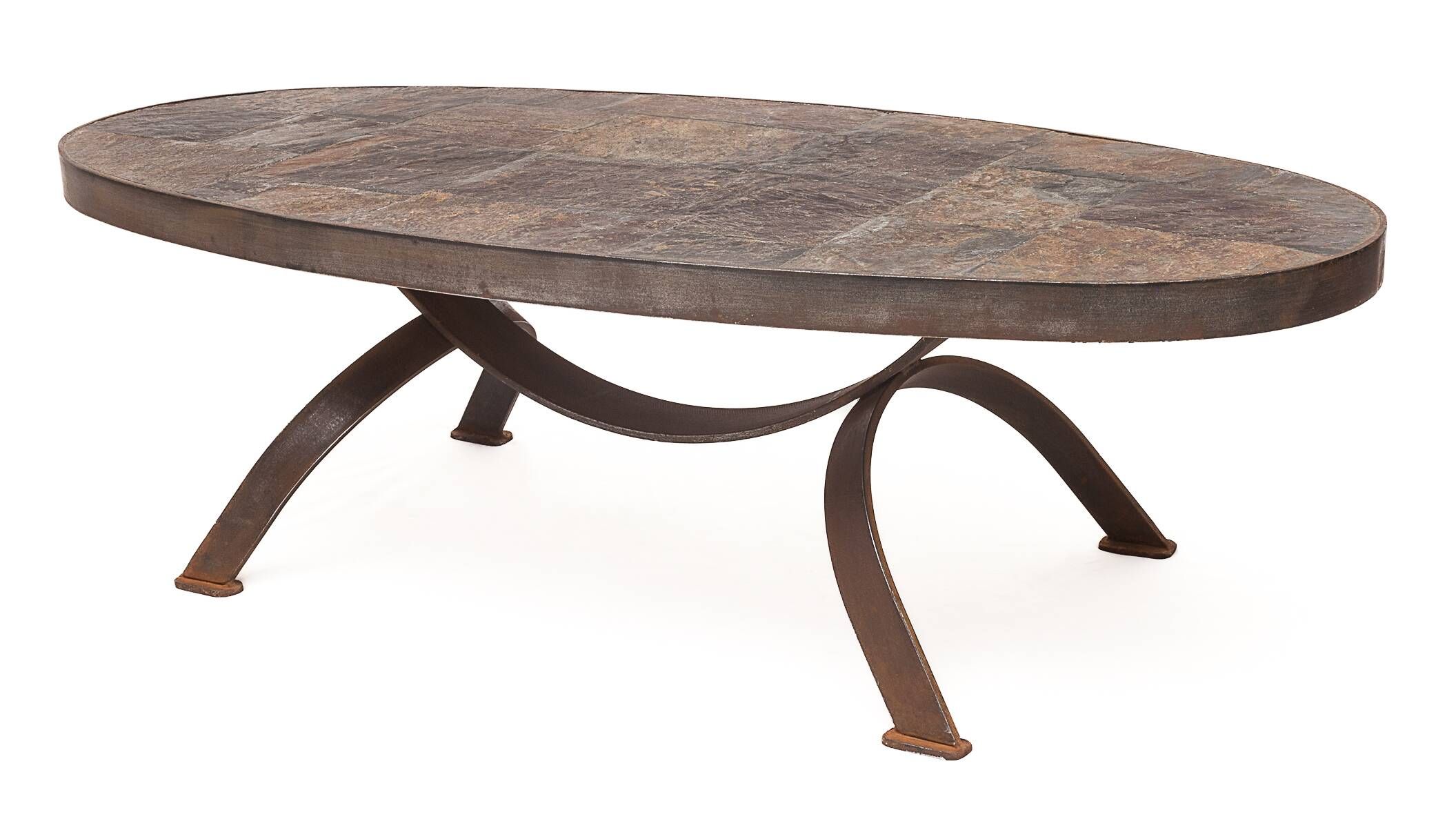 Paire de tables basses Brutalistes