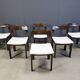 Vintage Brutalist Dining Chairs, Set of 6 - 1960s