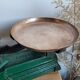 Cast iron scales and copper trays