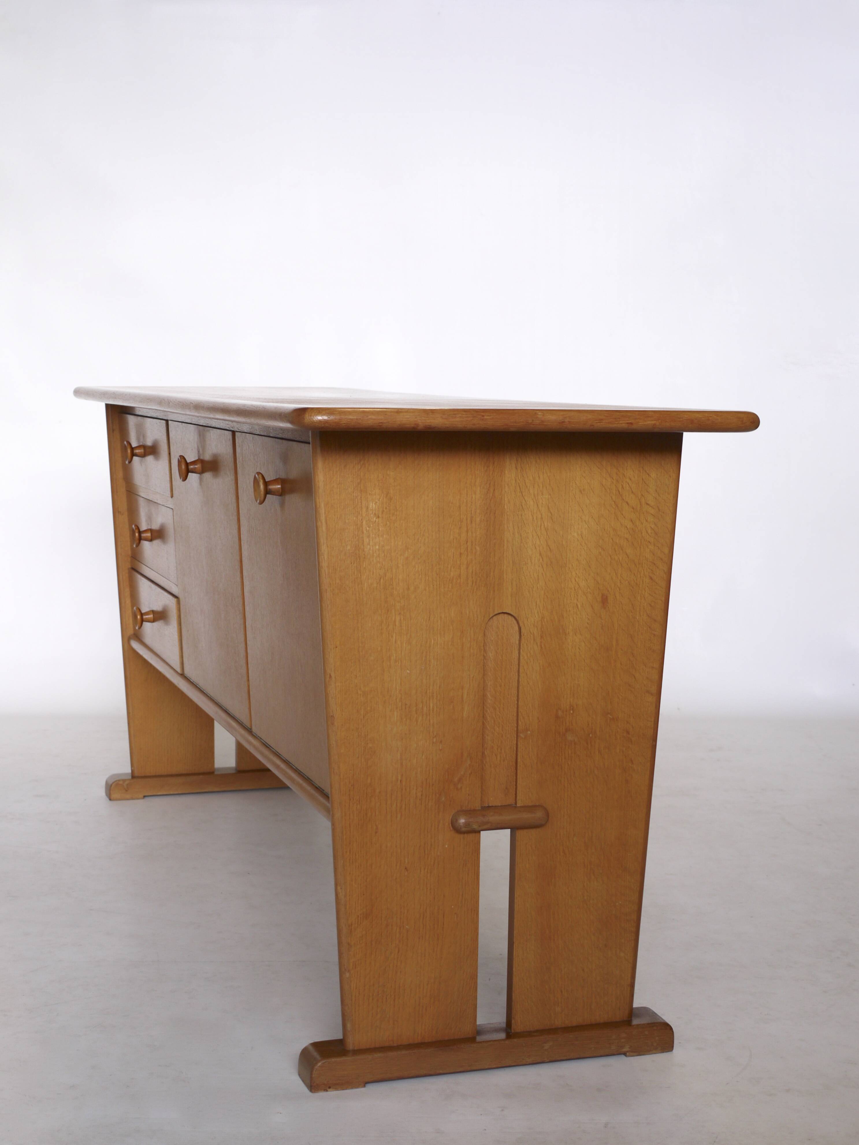 Art Deco Oak Sideboard by Bas van Pelt for EMS Overschie. 1930s