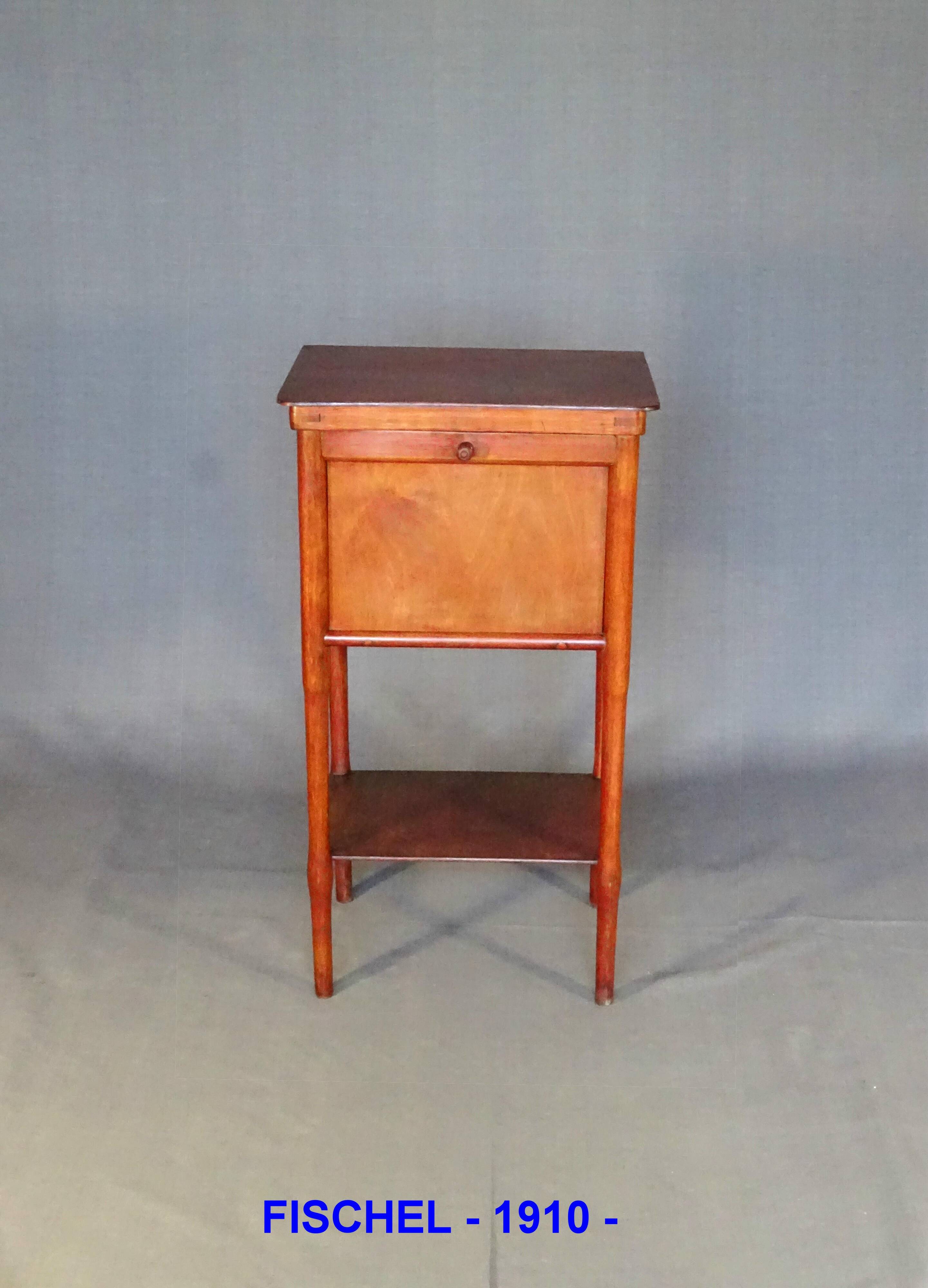 Nightstand, Fischel 1910 original condition, no Thonet.