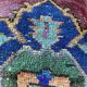 Housse de coussin de tapis turc vintage 45 x 45 cm