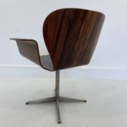Mid-Century Plywood Focus Chair by A. Belokopytoff for Westnofa