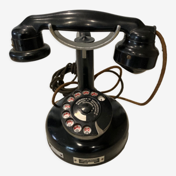 Téléphone bakélite à colonne