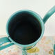 Vintage green enameled coffee pot