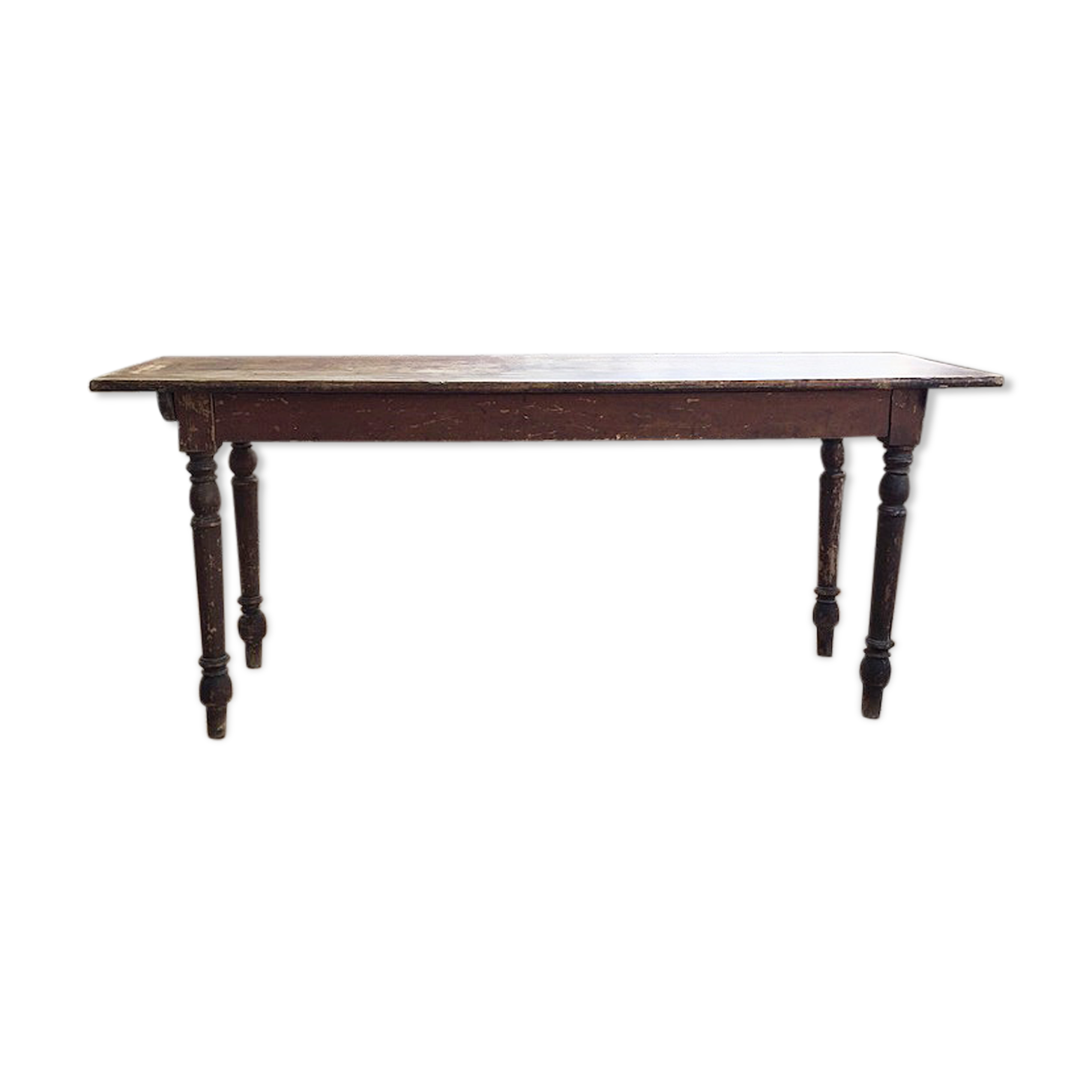 Antique farm table