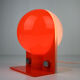 Space Age orange table lamp from Sergio Brazzoli for Guzzini, 1970s