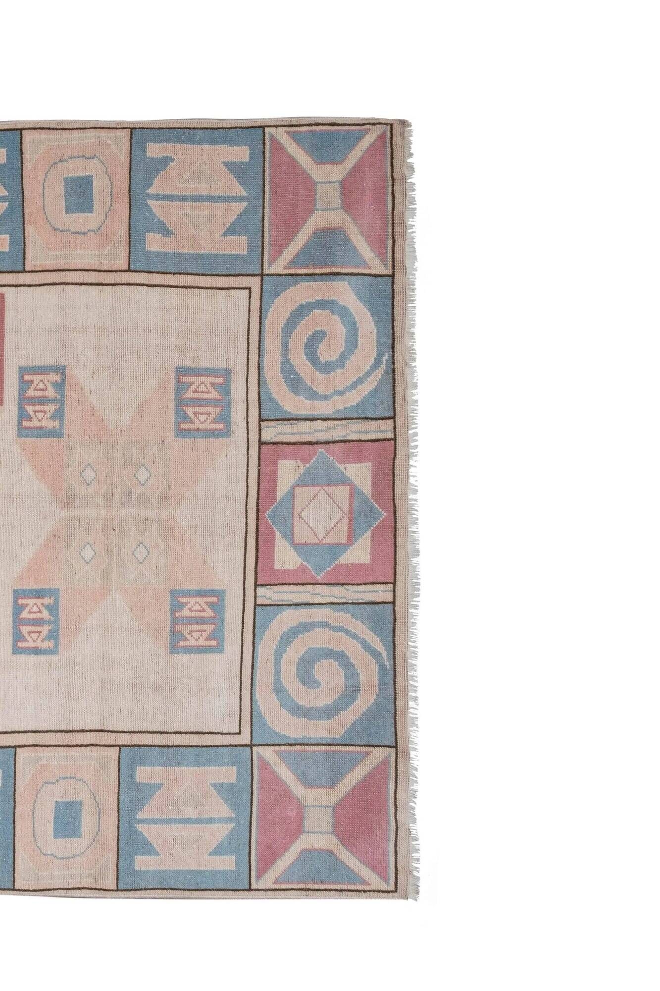 Vintage Turkish Oushak rug 175x252 cm