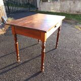 Small farm table with drawer