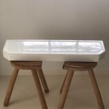 Old shelf, ceramic shelf