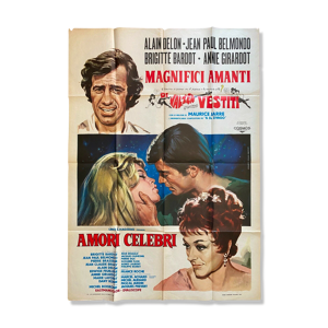 Affiche italienne amours celebres