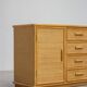 French vintage rattan sideboard 1970