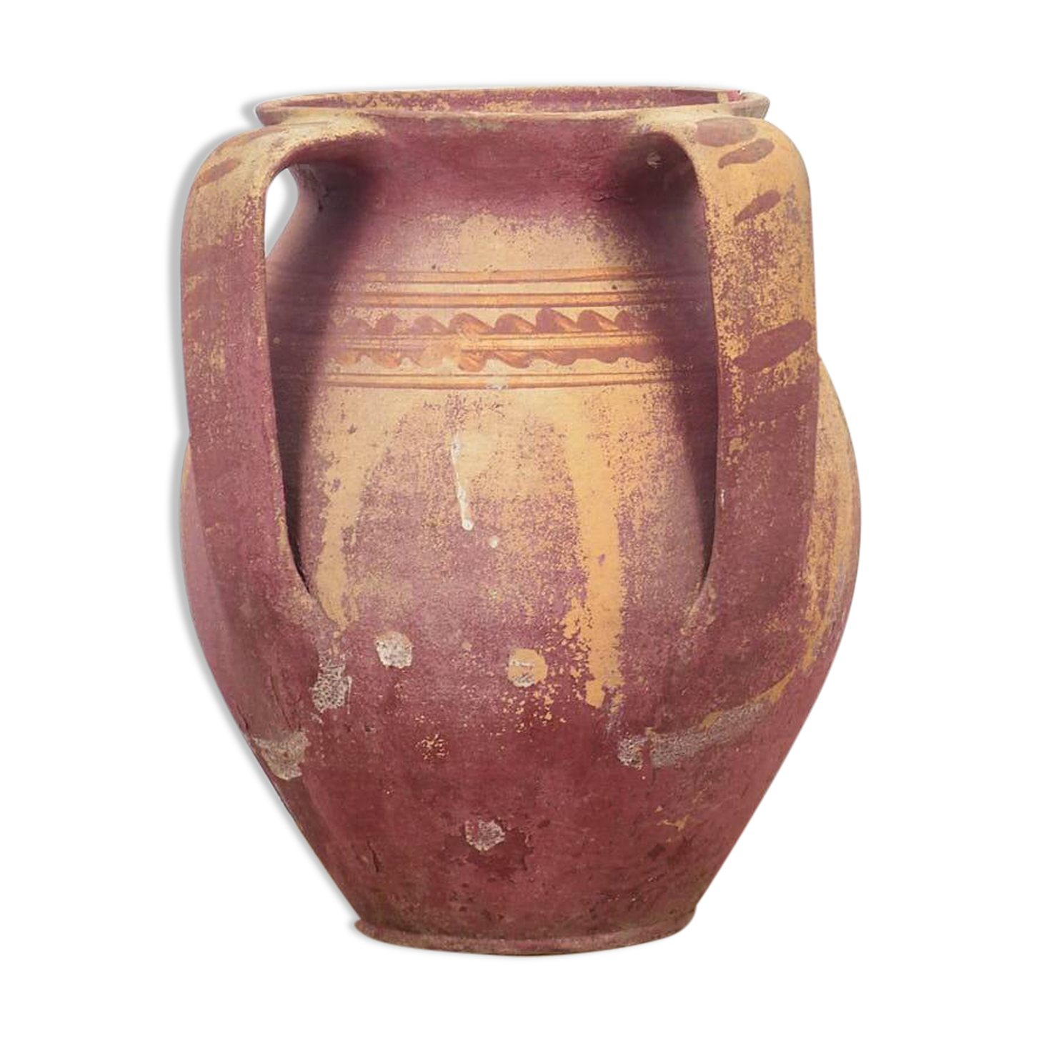 Antique wabi sabi style ceramic vase (circa 1920)