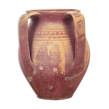 Vase ancien en céramique de style wabi sabi (vers 1920)