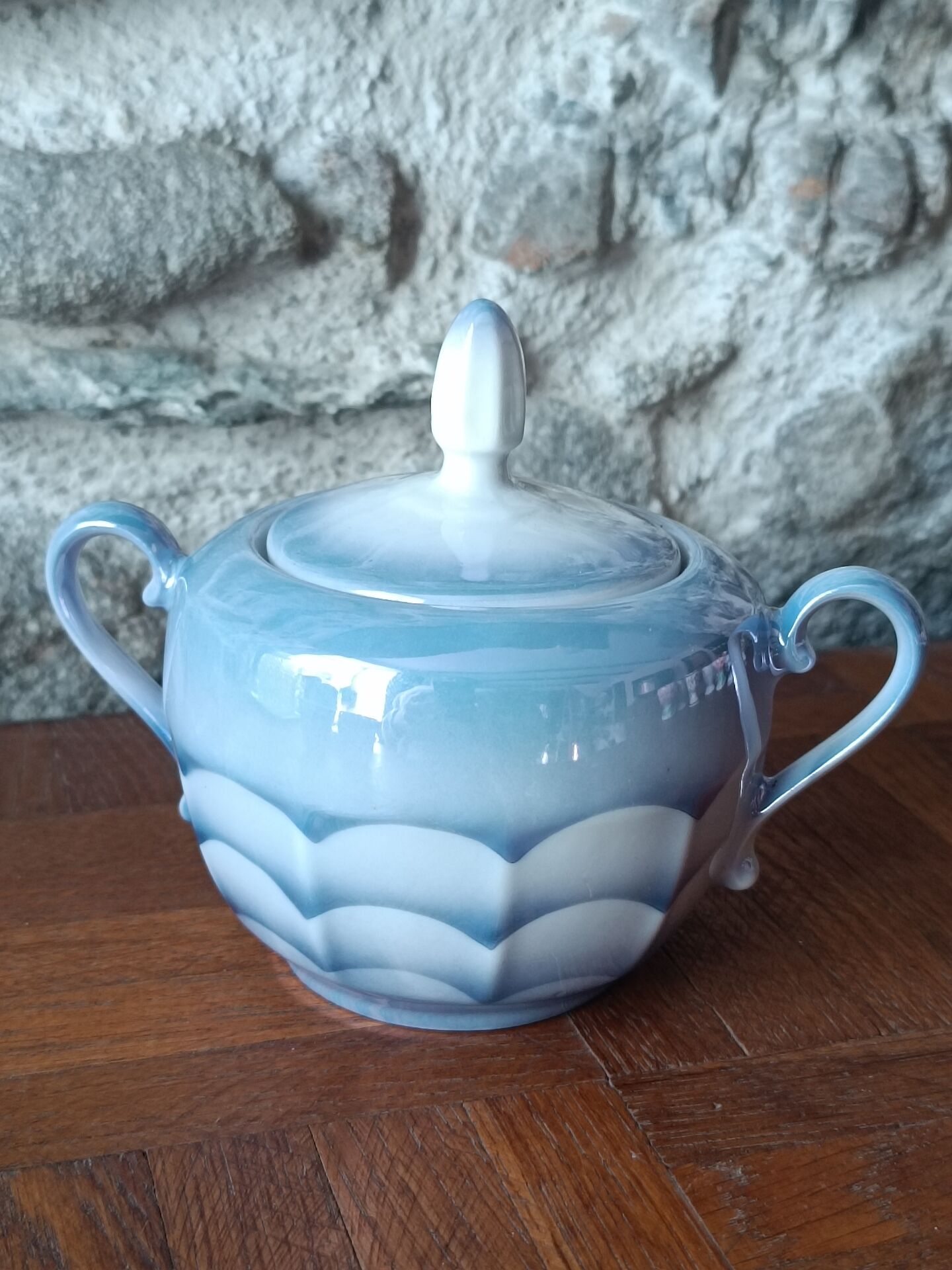 Antique coffee service Victoria China Czechoslovakia 1918-1939 – Art Deco