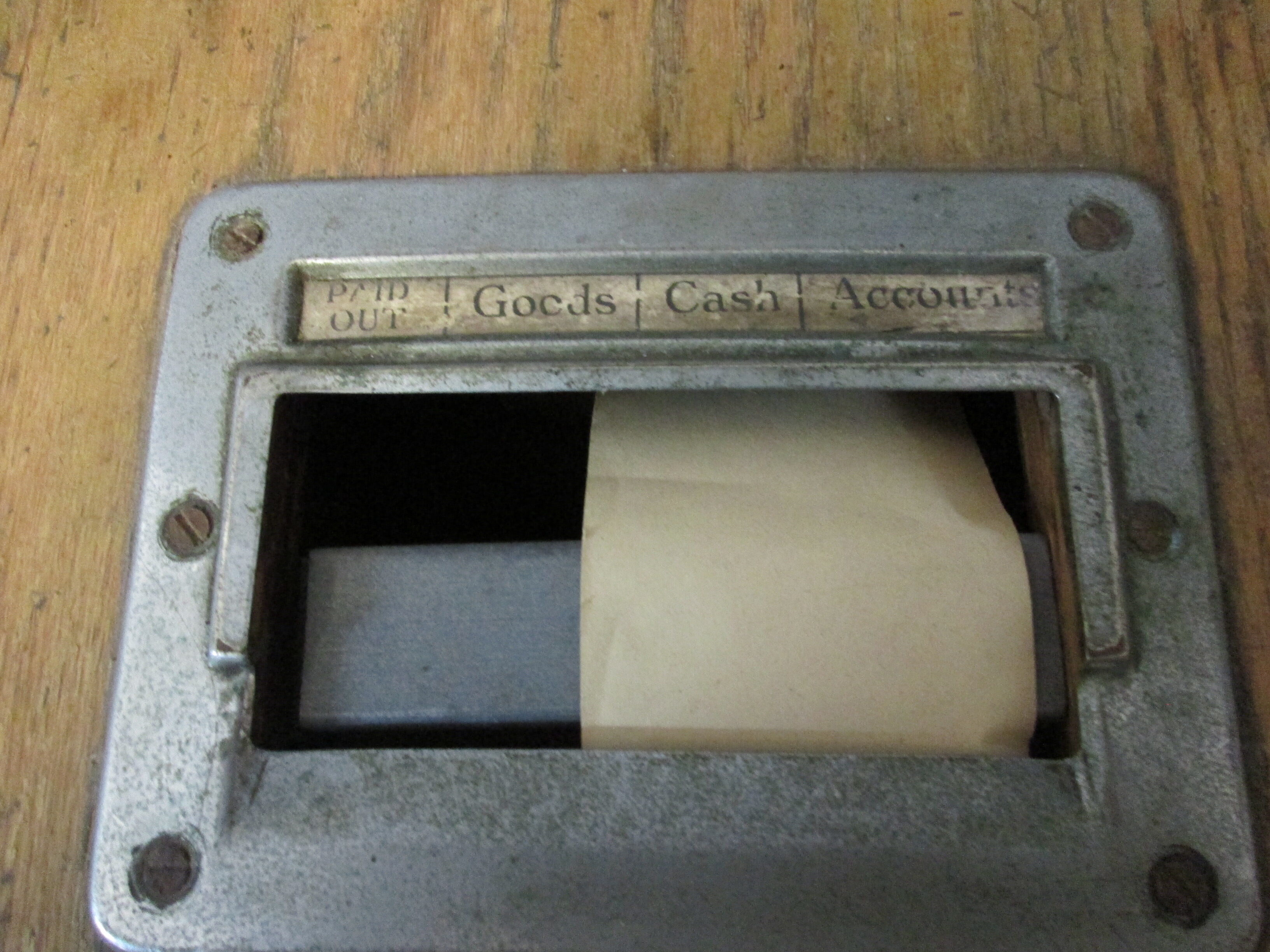 Victorian English cash register