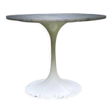 Table design foot tulip top marble