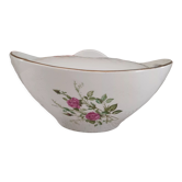 Soupière en porcelaine de gien france modèle pompadour