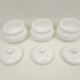 Lot 3 pots blanc style opaline