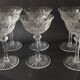 6 Saint Louis crystal champagne glasses / coupes. Tommy model.