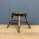 Faux bamboo stool made of beech wood