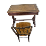 Small Louis Philippe style desk with small chair