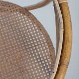 Set de 3 chaises + table en bambou par Alan Fuchs pour Uluv, 60s