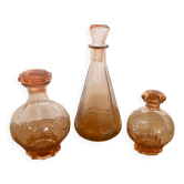 Lot de 3 carafes
