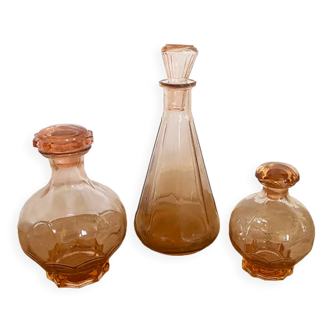 Lot de 3 carafes