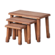 Tables gigognes en chêne 1970