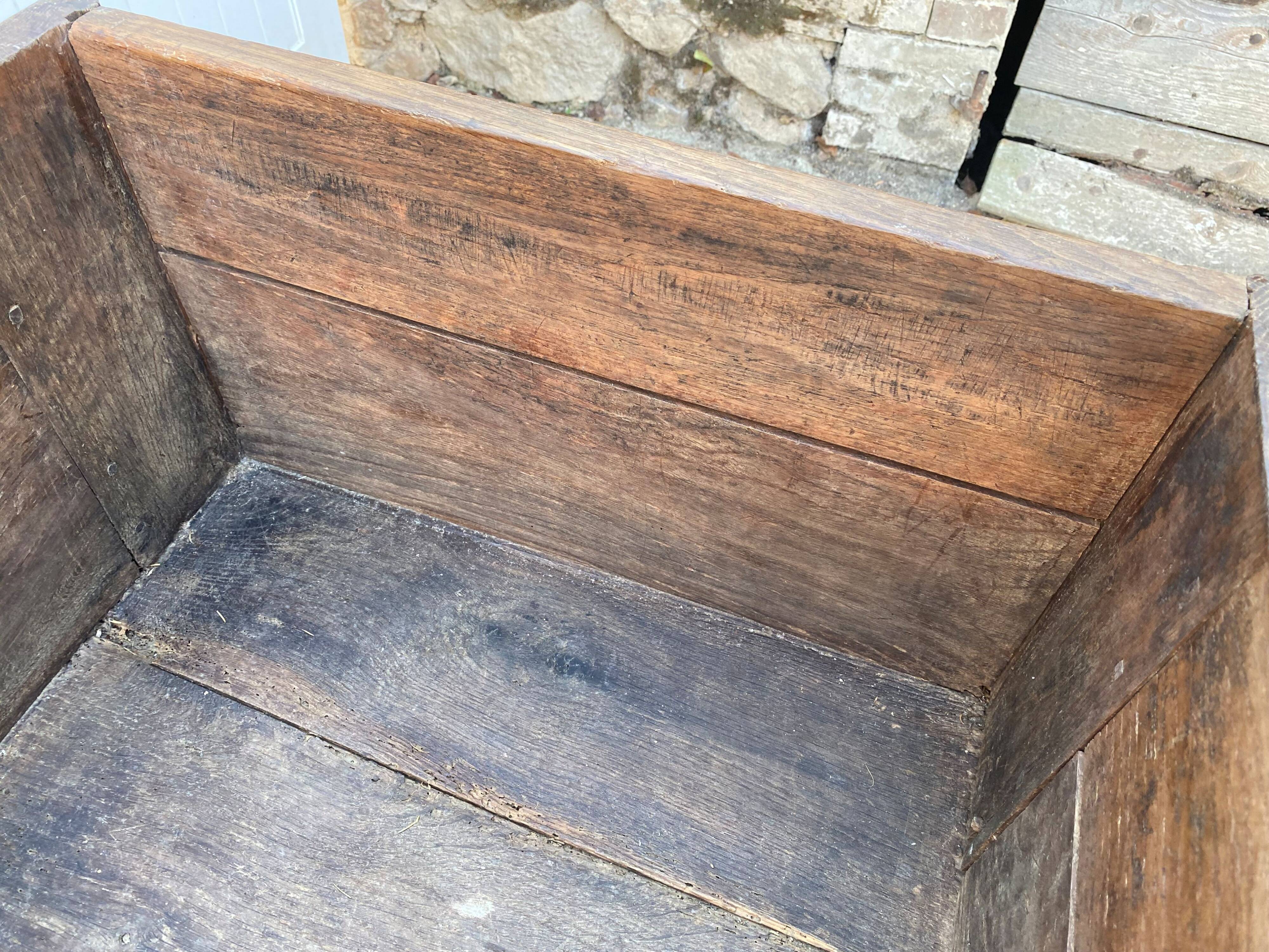 Antique 19th century solid oak hut