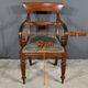 Armchair with Mahogany Crosses, Victorian period, England – 2nd part 19th century