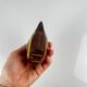 Small statue of a fish in exotic wood, mid-century modernism.