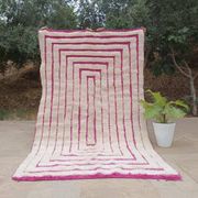 Tapis marocain tissé main artisanale taille 1,4/2,6 m