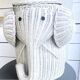 Panier zoomorphe en paille