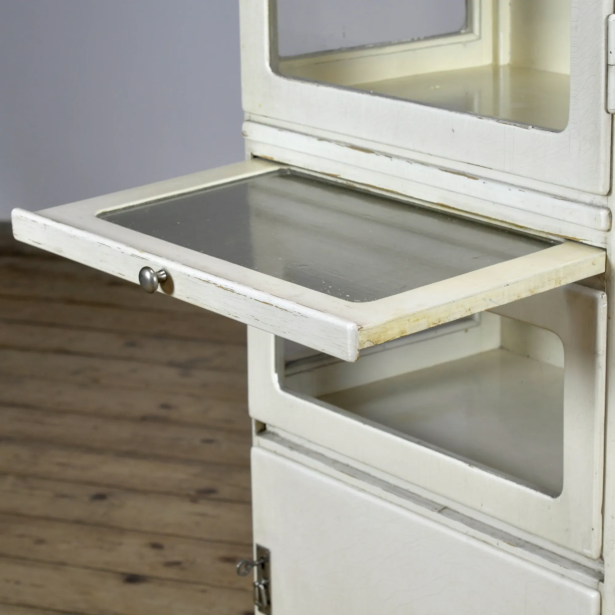 Wooden medical cabinet from the 1930s